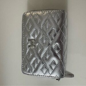 Silver Quilted Wallet